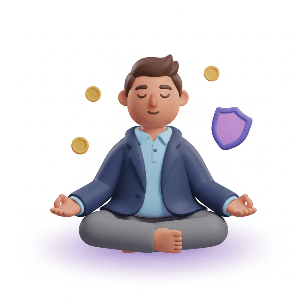 Entrepreneur serein qui consulte son ordinateur grâce à KleanPay